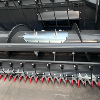 Moissonneuse-batteuse Kubota EX118Q à alimentation complète, 118 CV, avec cabine climatisée, pour la récolte du riz, du blé, du maïs et du soja, usage agricole