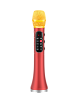 Devouloir L-1098 microphone karaoké dynamique sans fil professionnel de meilleure qualité pour l'enregistrement et le chant avec téléphone