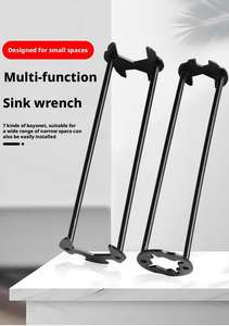 Clé d'évier multifonctionnelle en acier au carbone Pince à douille pour <span class=keywords><strong>robinet</strong></span> Système de mesure métrique Personnalisation OEM prise en charge - Product Image 2