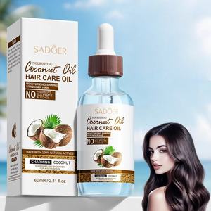 Soin capillaire en gros <span class=keywords><strong>pour</strong></span> améliorer <span class=keywords><strong>les</strong></span> <span class=keywords><strong>cheveux</strong></span> secs et crépus, <span class=keywords><strong>pour</strong></span> des <span class=keywords><strong>cheveux</strong></span> lisses et hydratés, sérum capillaire à l'huile de coco 60ml - Product Image 1