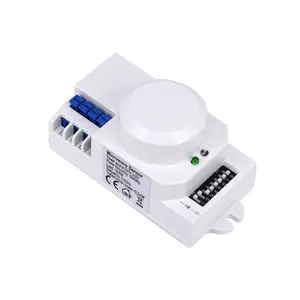 5.8G Microwave radar induction switch time delay of human sensing light control is adjustable 220V-240V AC