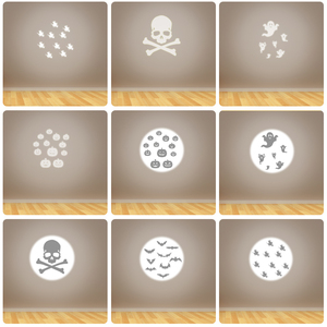 Small Gobo Projection and Embedded Spotlight <strong>Ceiling</strong> Mini <strong>Light</strong> logo <strong>Projector</strong> for Fish and Christmas Pattern Home Decorate - Product Image 2