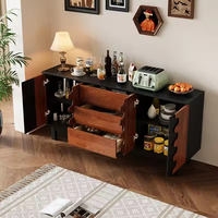 Meuble de rangement moderne en bois massif de chêne, commode à tiroirs, utilisation hôtelière, meuble TV et buffet, grande capacité, ameublement pour la maison
