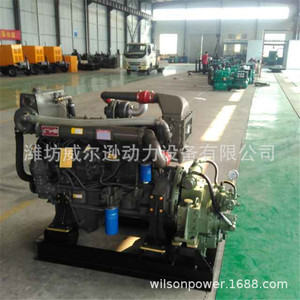 เครื่องยนต์ดีเซลทางทะเล Weifang 6105 130 แรงม้า 6 สูบ เทอร์โบชาร์จ อินเตอร์คูลเลอร์ 4 จังหวะ สำหรับเรือ - Product Image 2