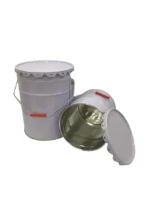 Impresión personalizada de latas de metal de 10L y 18L, tambores para pintura y embalaje químico