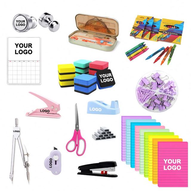 Yy6132 High Quality Back to School Kid Stationery School Supplies Handmade Gift Box Personalization Wholesale
