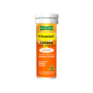 Toptan OEM Premium C vitamini % efervesan tabletler şekersiz C vitamini desteği ile enerji ve antioksidan yaş tabletler için - Product Image 1