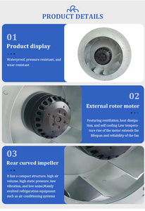 Customizable 48v Discharge Smoke Dust Kitchen <strong>Centrifugal</strong> Fan Backward <strong>Curve</strong> - Product Image 3