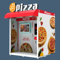Distributeur automatique de pizzas entièrement automatique pour aliments chauds