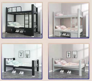 Etagenbetten für Kinder, Jungen und Mädchen, Kindergarten, Schlafsaal, Apartment, Günstige Kommerzielle Metallrahmenbetten mit Schrank und Regal - Product Image 6