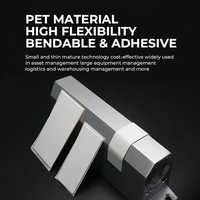 UT601 UHF RFID En Metal Suave Imprimible Etiqueta PET Flexible Adhesivo para Logistica Almacen Gestion Activos