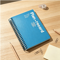 A5 Poly-Hardcover Spiralblock mit Einzelspirale