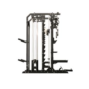 เครื่องสมิธมัลติฟังก์ชั่นคุณภาพสูงแบบแผ่นน้ำหนักคู่ ออลอินวัน พร้อมแท่นยกน้ำหนัก สำหรับฝึกความแข็งแรงแบบไพรมอลเทรนเนอร์ - Product Image 2