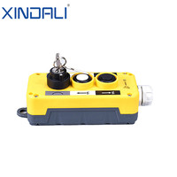XDL10-EPBG3 Télécommande suspendue électronique 3 boutons IP65 étanche en métal 220V pour station de commande de hayon élévateur de camion