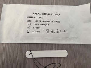 Confezione medicazione nasale ENT PVA per pronto intervento chirurgico al naso spugnetta con tappo sanguinante ad assorbimento istantaneo traspirante eco-friendly - Product Image 6