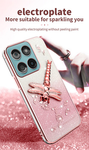 Funda para teléfono móvil con soporte de mariposa y flores para Motorola Edge 70/60 Fusion/60 <span class=keywords><strong>Pro</strong></span>/60 S/60, funda a prueba de golpes - Product Image 4