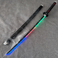 Épée de samouraï lumineuse électrique musicale à LED avec changement de couleur pour enfants pour Halloween