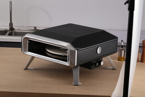 Pizza King Aprobación CE Soporte <span class=keywords><strong>de</strong></span> mesa Rotación automática Gas GLP <span class=keywords><strong>Horno</strong></span> <span class=keywords><strong>de</strong></span> pizza 16 pulgadas - Product Image 5