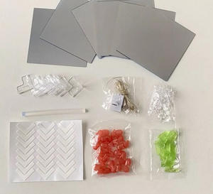 Lámpara de Noche de Tulipanes, <span class=keywords><strong>Cubo</strong></span> de <span class=keywords><strong>Rubik</strong></span>, Materiales Hechos a Mano, Rosas para Novias, Regalos de Cumpleaños y San Valentín, Lámparas de Mesa con Flores de Tulipanes LED - Product Image 3