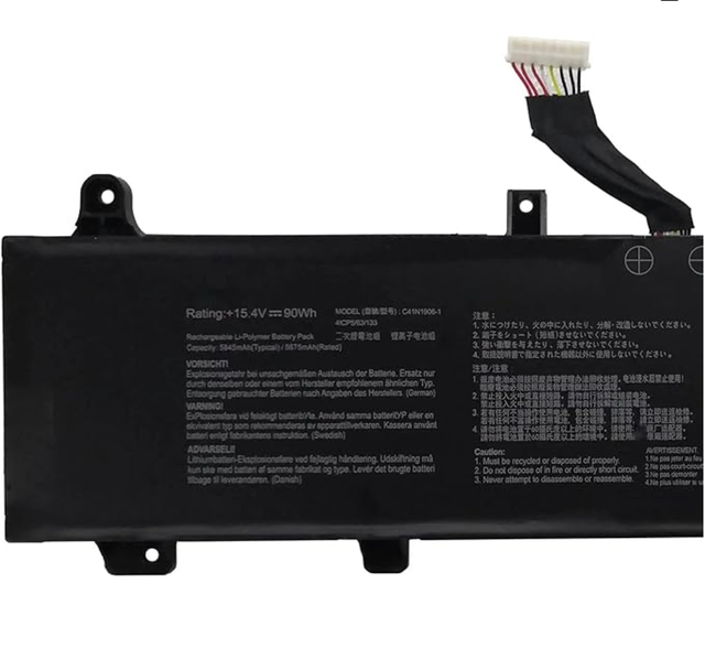C41N1906-1 B0B200-03620000 0B200-03590000 Laptop Battery for ASUS ROG Zephyrus Duo 15