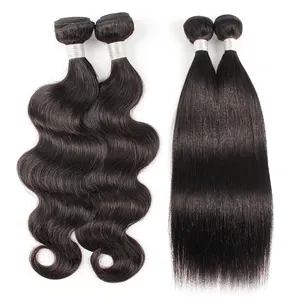 100% Natural Brazilian Knot Hair Extension Best 9A Bundle Hair Vendors Brazilian Virgin
