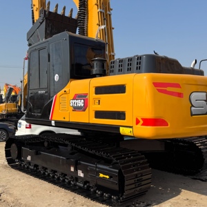 Excavatrice sur chenilles moyenne SANY SY215C d'origine, 21,5 tonnes, faible kilométrage, machine de construction hydraulique - Product Image 1