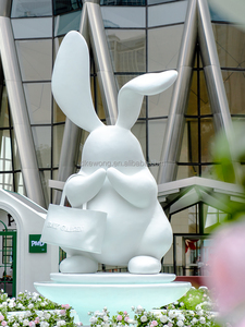 รูปปั้นแพนด้าวาดลายด้วยมือ CS069 สำหรับตกแต่งสวนกลางแจ้ง พื้นที่เชิงพาณิชย์ ลานกิจกรรม สถานที่พักผ่อนหย่อนใจ และห้างสรรพสินค้า - Product Image 3