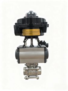 Válvula Neumática de Tres Piezas a Prueba de Explosiones para Agua, Gas y Aceite en Aplicaciones de Alta Temperatura, OEM - Product Image 2