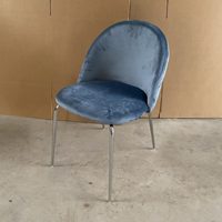 Chaise de salle à manger en velours noir rose vert avec pieds en or Chaises Salle A Manger Chaise de salle à manger moderne en métal de luxe Velours