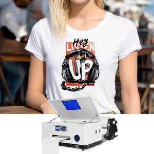 Imprimantes à jet d'encre Refinecolor Tête XP600 Imprimante DTF uniquement Machine d'impression de T-shirt en rouleau de film DTF pour les petites entreprises