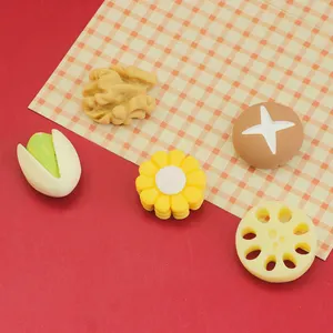 Minyatür somun mısır Flatback reçine DIY chon simülasyon sebze DIY Scrapbooking Craft balçık aksesuarları bebek evi gıda oyuncak için