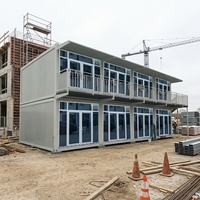 Edificio Prefabricado para Alojamiento de Trabajadores, Campamento Modular para Obreros, Vivienda para Obras de Construcción, Dormitorio Temporal