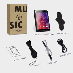 Reproductor MP3 Portátil de 2.8 Pulgadas con Sonido HiFi sin Pérdidas, Diseño de Pantalla Táctil Completa, Reproductor de Música Mini para Estudiantes con Bluetooth, Altavoz Integrado y Radio FM - Product Image 3