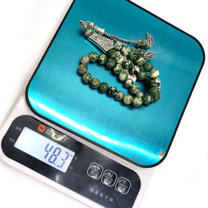 Cuentas de Oración Musulmanas, 8 mm, 33 Cuentas, 45 Piezas, Pulsera Musulmana de Ojo de Tigre, Imam Zaman, Kaba Misbaha Tasbih. - Product Image 1