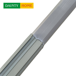 Rail de rideau en aluminium blanc ultra-mince profil bas incurvé montage au plafond tringles à rideaux modernes et accessoires - Product Image 3