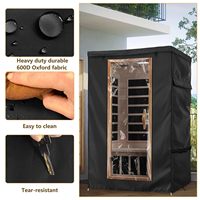 Couverture de maison de Sauna tout temps robuste étanche à la poussière jardin Sauna maison chambre Portable Durable extérieur couverture de Sauna en bois