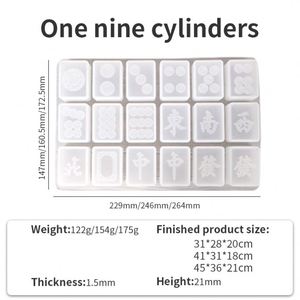2024 Promotion Epoxy Mold Diy Resin Pendant Blank <b>Silicone</b> Mould for Business - Product Image 3