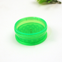 Broyeur à herbes en plastique à trois couches, prix de gros bon marché, logo personnalisé gratuit, 40 mm, 60 mm