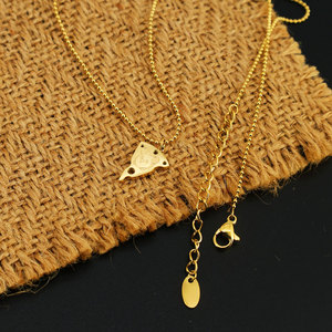 จี้รูปหนูชีสเคลือบทอง 18k ทำจากสแตนเลสสตีล 316L กันน้ำ ไม่หมอง พร้อมโลโก้สั่งทำพิเศษ สร้อยคอเครื่องประดับสำหรับผู้หญิง - Product Image 2