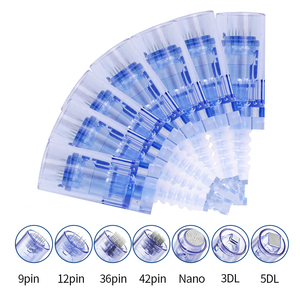 Agujas estériles de repuesto para <span class=keywords><strong>Dr</strong></span>. <span class=keywords><strong>Pen</strong></span>, puntas de 9-42 pines y cartuchos Nano para microagujas A1/A6/M5/M7/<span class=keywords><strong>E30</strong></span>/N2/MYM - Product Image 1