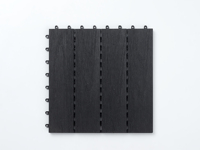 Dalles de terrasse emboîtables en composite bois-plastique coextrudé 12'' x 12'' WPC pour jardin et patio, fourniture directe du fabricant