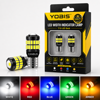 YOBIS Neue T10 LED Canbus 1200lm 6000K Hellweiß Fehlerfrei 3014 CSP 194 W5W LED Innenbeleuchtung Auto-Leselampen Kuppelleuchten