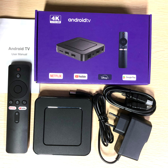 Original Factory Wholesale ATV OS Android Box Z6 With Netffilx TV Version Android 10 OS Allwinner Quad Core 2GB 16GB IPTV Box Z6