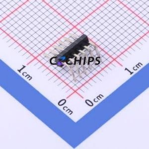 KH-1.27PH90-1X6P-L10.5 Pin Header Bent Lead Through Hole,P=1.27mm Connector 1x6P 1.27mm Pin Header Right Angle Insert - Product Image 2