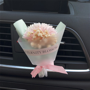 Karanfil gül kuru çiçekler kız araba aromaterapi araba dekoratif çıkış parfüm klip - Product Image 6