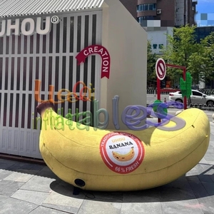 Modelo de globo de plátano inflable gigante de Pvc, modelo de felpa de Mascota de globos de frutas inflables para decoraciones publicitarias - Product Image 5