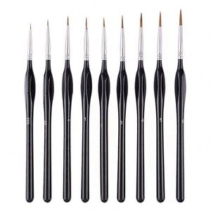 ชุดแปรงทาสีขนาดเล็ก 10 ชิ้น รุ่น Fly Golden Maple Detail ทำจากสแตนเลสสตีล น้ำหนักเบา เบอร์ 12 สำหรับงานศิลปะและการทาสีอะคริลิก - Product Image 5