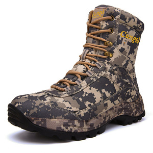 Stivali da Caccia da Uomo Impermeabili in Gomma Neoprene e Pelle con Suola Vibram, Mimetici, Isolati, Antipioggia, da Trekking All'Aperto, Invernali, Stile Duck Boot, Vendita all'Ingrosso - Product Image 3