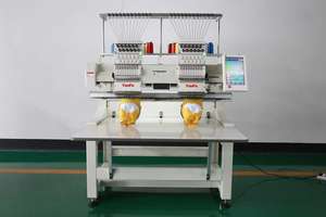 Oferta Especial 2024 Máquina de Bordado Computarizada Plana para Gorras y Camisetas de 2 Cabezales y 12/15 Agujas - Product Image 2