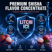 Concentré de saveur Litchi Ice pour chicha, haute concentration, soluble dans l'huile, pour tabac à chicha, fourniture OEM